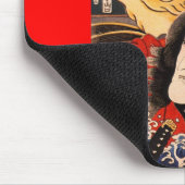 Japanische Samurais, die C. 1800's malen Mousepad (Ecke)
