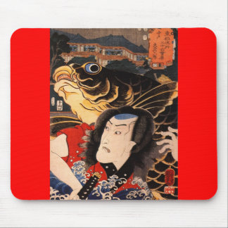 Japanische Samurais, die C. 1800's malen Mousepad