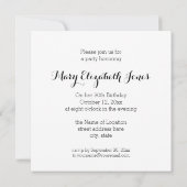 Japanische Samurais Einladung (Rückseite)