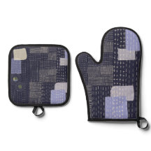 Japanische Sashiko-Stiche ähneln dem Muster