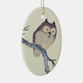 Japanische Schlafsäulennachtskunst Keramik Ornament (Rechts)