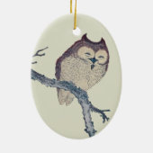 Japanische Schlafsäulennachtskunst Keramik Ornament (Hinten)