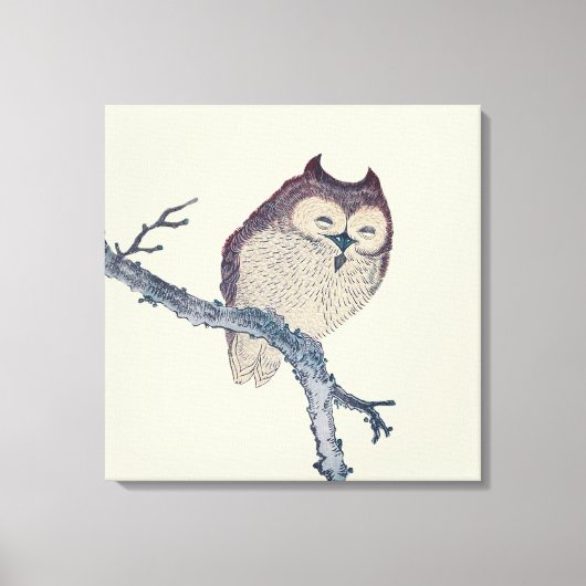 Japanische Schlafsäulennachtskunst Leinwanddruck (Vorderseite)