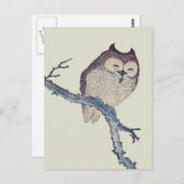 Japanische Schlafsäulennachtskunst Postkarte (Vorne/Hinten)