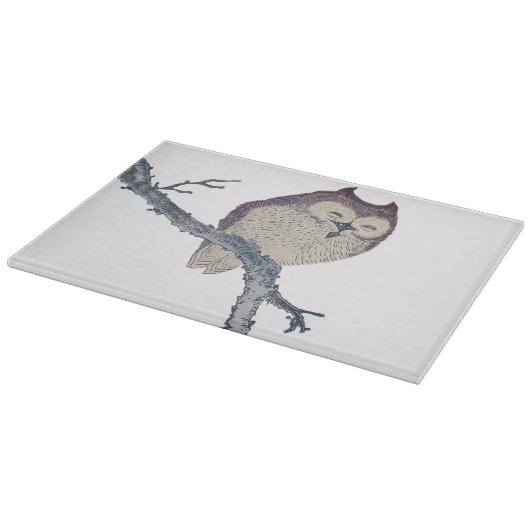 Japanische Schlafsäulennachtskunst Schneidebrett (Ecke)