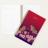 Japanische Schmetterlinge Sakura Blüten Personalis Planer (Anzeige)