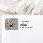 Japanische Schneemondwoodcut Flying Night (Insitu)