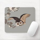 Japanische Schneemondwoodcut Flying Night Mousepad (Mit Mouse)
