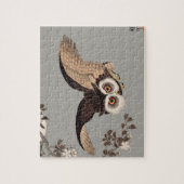 Japanische Schneemondwoodcut Flying Night Puzzle (Vertikal)