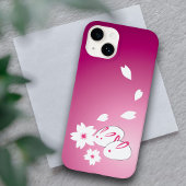 Japanische Schneeräberchen und Sakura iPhone 14 Fa Case-Mate iPhone Hülle