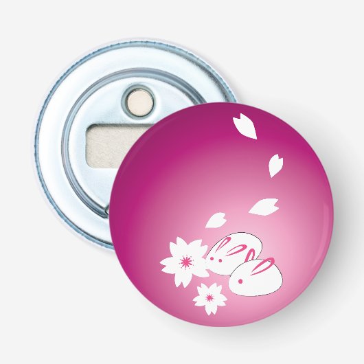 Japanische Schneeräume und Sakura Flaschenöffner (Vorderseite)