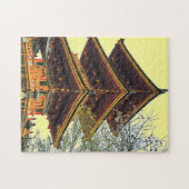 Japanische Schrumpflandschaft Japan Reise Puzzle (Horizontal)