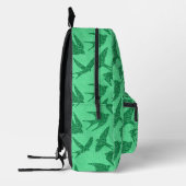 Japanische Schwalben in Flight, Jade und Emerald G Bedruckter Rucksack (Links)