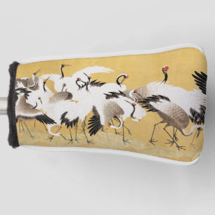 Japanische Schwarmkraniche Vintage Vogel Reich Kla Golf Headcover