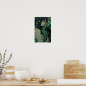 Japanische schwarze Katze - Miyazaki Hayao Style P Poster (Küche)