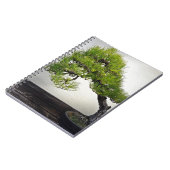 Japanische schwarze Kiefern-Bonsais Notizblock (Linke Seite)