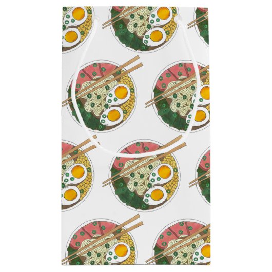 Japanische Schweinefleisch Ramen Noodle Soup Feins Kleine Geschenktüte (Rückseite)