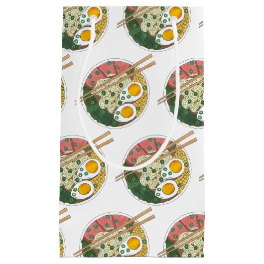 Japanische Schweinefleisch Ramen Noodle Soup Feins Kleine Geschenktüte (Vorderseite)