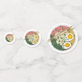 Japanische Schweinefleisch Ramen Noodle Soup Feins Konfetti (Rückseiten)