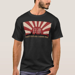 Japanische Seeflugzeugführerin Nisshin Rising Sun  T-Shirt