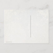 Japanische Seigaiha Waves Save the Date kein Foto Ankündigungspostkarte (Rückseite)