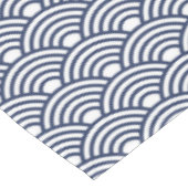 Japanische Seigaiha Waves Tischdecke (Schrägansicht)