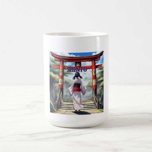 Japanische Shinto-Religion Kaffeetasse (Mittel)