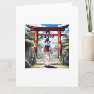 Japanische Shinto-Religion Karte