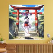 Japanische Shinto-Religion Leinwanddruck (Insitu (Wohnzimmer))
