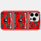 Japanische Sicherheitsmatten Art Bats Case-Mate iPhone Hülle (Rückseite (Horizontal))