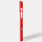 Japanische Sicherheitsmatten Art Bats Case-Mate iPhone Hülle (Rückseite / Links)