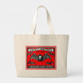 Japanische Sicherheitsmatten Art Bats Jumbo Stoffbeutel (Rückseite)