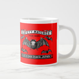 Japanische Sicherheitsmatten Art Bats Jumbo-Tasse