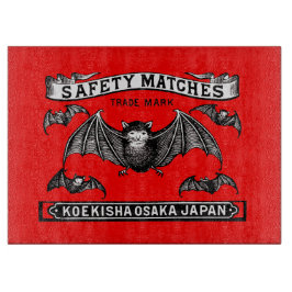 Japanische Sicherheitsmatten Art Bats Schneidebrett