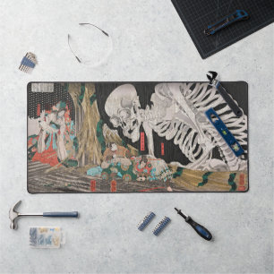 Japanische Skelett-Gespenst-Ukiyo-e-Schreibtischma Schreibtischunterlage