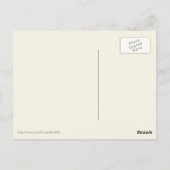 Japanische Skizze eines Raben Postkarte (Rückseite)