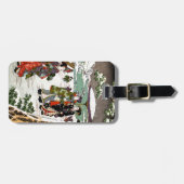 Japanische Snowscape Gepäckanhänger (Vorderseite horizontal)