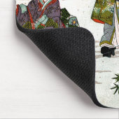 Japanische Snowscape Mousepad (Ecke)