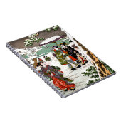 Japanische Snowscape Notizblock (Rechte Seite)