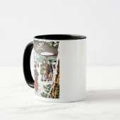 Japanische Snowscape Tasse (Vorderseite Links)