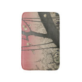 Japanische Sonnenaufgangsblume Pflaumenbäume Anwes Badematte (Vorderseite Vertikal)