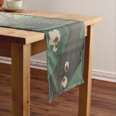 Japanische Sonnenaufgangsblume Pflaumenbäume Anwes Kurzer Tischläufer (Beispiel)