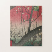 Japanische Sonnenaufgangsblume Pflaumenbäume Anwes Puzzle (Vertikal)