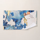 Japanische Sonnenaufgangslandschaft, Kuniyoshi, Uk Badhandtuch Set (Handtuch)