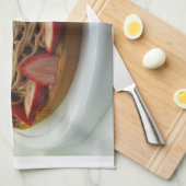 Japanische Spaghetti & Erdbeerkuchen Geschirrtuch (Viertel Falte)