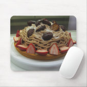 Japanische Spaghetti & Erdbeerkuchen Mousepad (Mit Mouse)