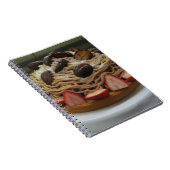 Japanische Spaghetti & Erdbeerkuchen Notizblock (Rechte Seite)