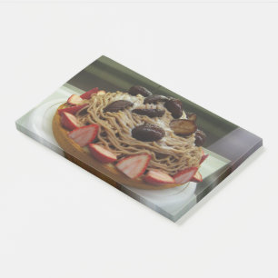 Japanische Spaghetti & Erdbeerkuchen Post-it Klebezettel