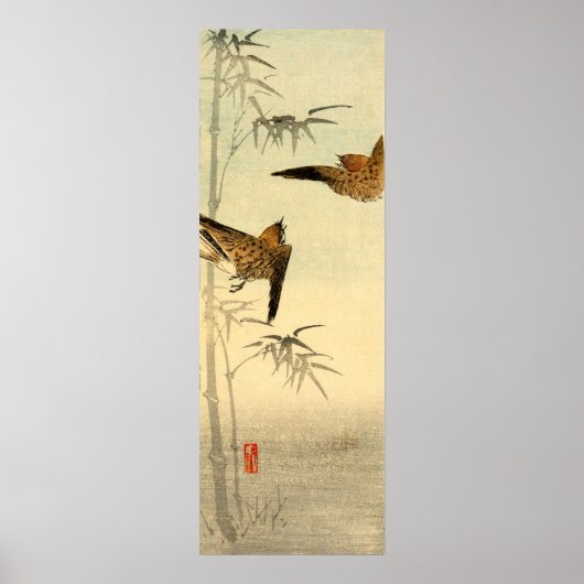 Japanische Sparrows no.1 Poster (Vorne)