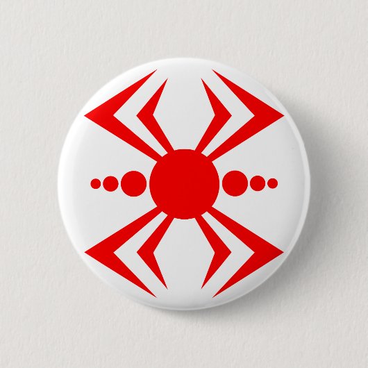 Japanische Spinne Button (Vorderseite)